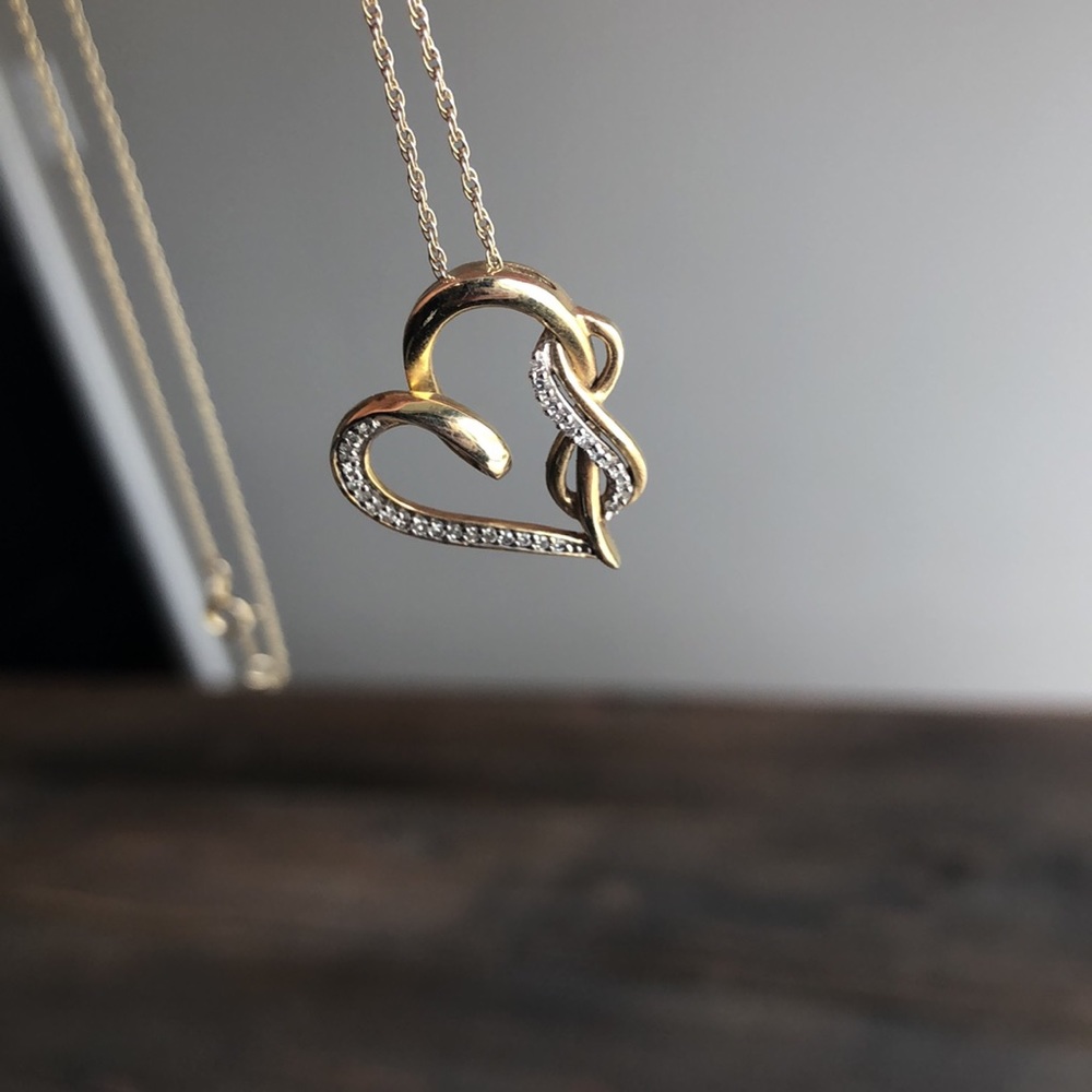 Zales infinity love heart